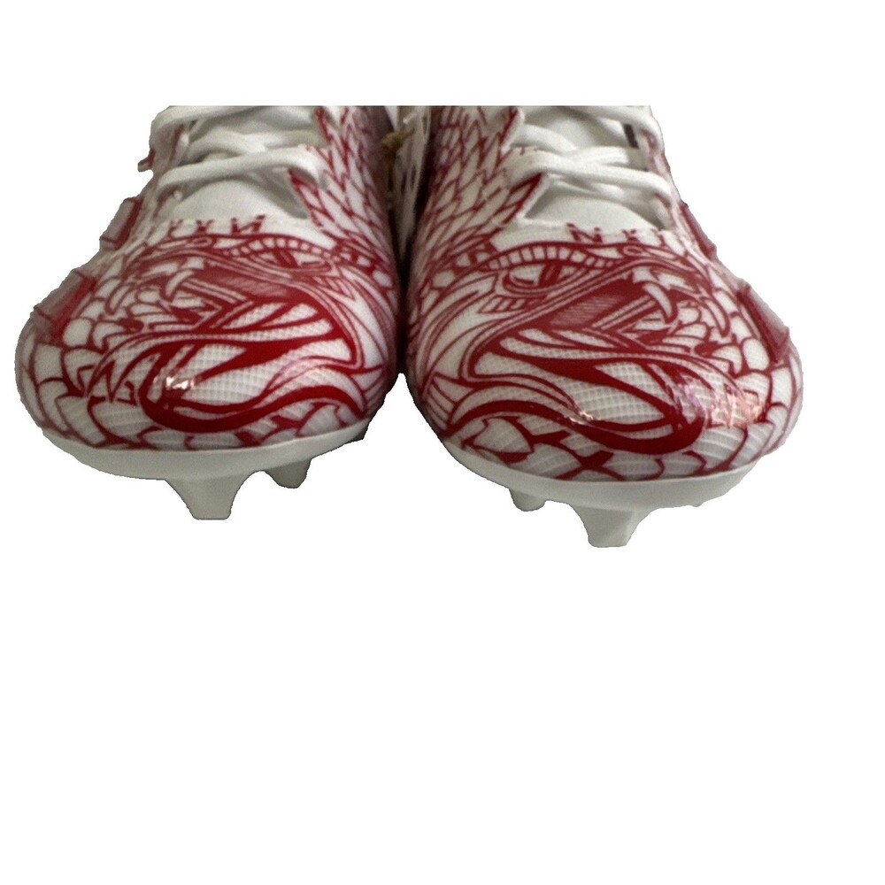 Adidas Adizero Electric Football Cleats Shoes Red White IH8571 Men Size 10 - Picture 11 of 16